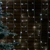 LINK UP LED Curtain Lights, White Cable, 2 M X 2.5 M, White