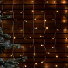 LINK UP LED Curtain Lights, White Cable, 1 M X 1.2 M, Warm White