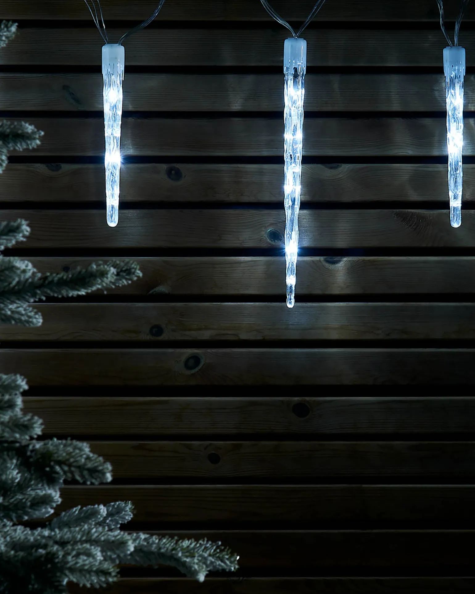 LINK UP LED Icicle Drop Lights, White