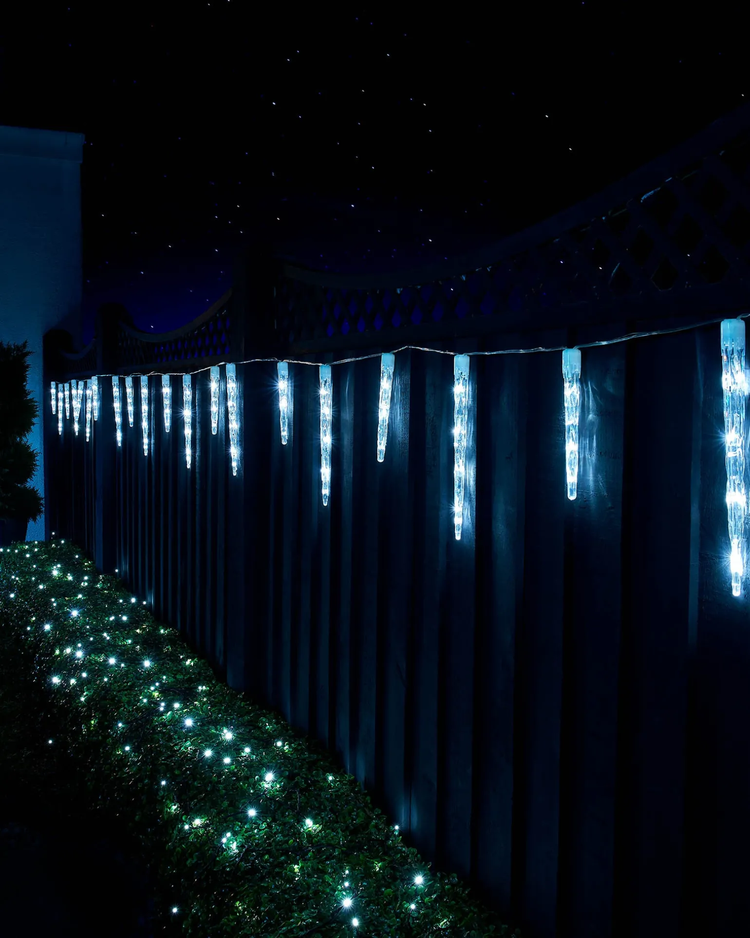 LINK UP LED Icicle Drop Lights, White