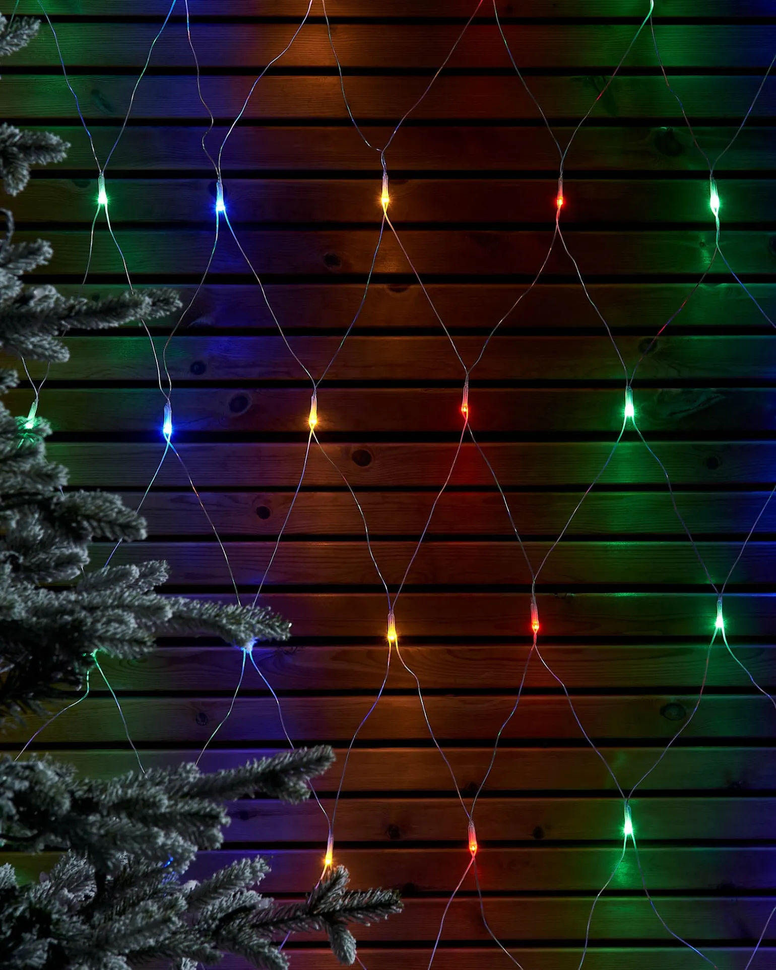LINK UP LED Net Lights, 2 M X 2 M, Multi Colour