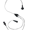 LINK UP Y Cord Connector, Connectable, Black Cable