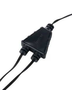 LINK UP Y Cord Connector, Connectable, Black Cable