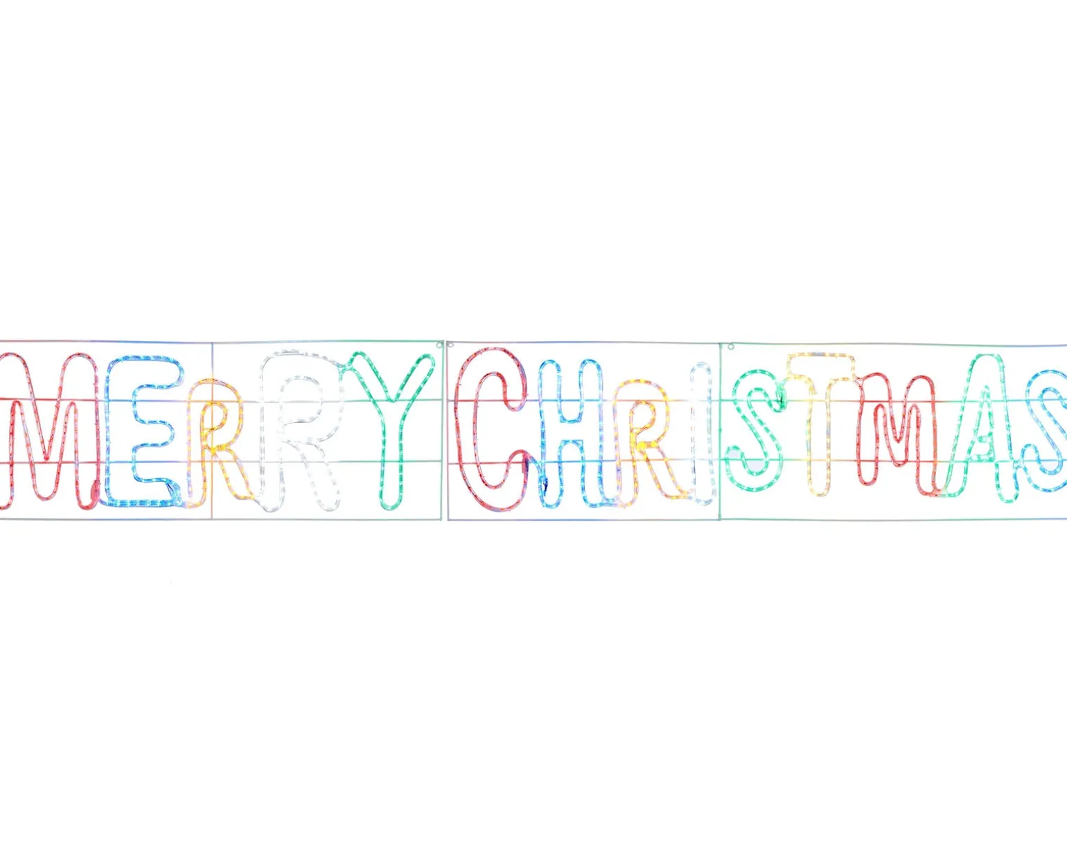 Merry Christmas Rope Light Silhouette, 292 Cm