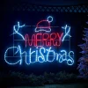 Merry Christmas Rope Light Silhouette, 1.2 M
