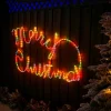 Merry Christmas Rope Light Silhouette, 100 Cm