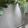 Metal Tin Tree Collar, Silver, 55 Cm