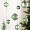 Mint Green Glass Baubles, 20 Pack