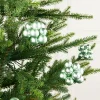 Mint Green Glass Berry Cluster Baubles, 10 Pack