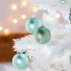 Mint Green Shatterproof Baubles, 42 Pack, 6 Cm
