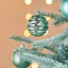 Mint Green Shatterproof Baubles, 50 Pack, 6 Cm