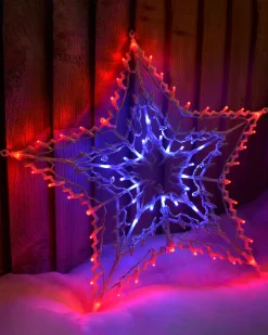Multi-Colour Chasing Star Silhouette, 51 Cm