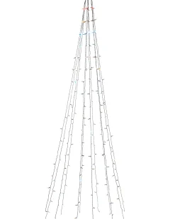 Multi-Coloured LED Christmas Tree Light String, 2 M