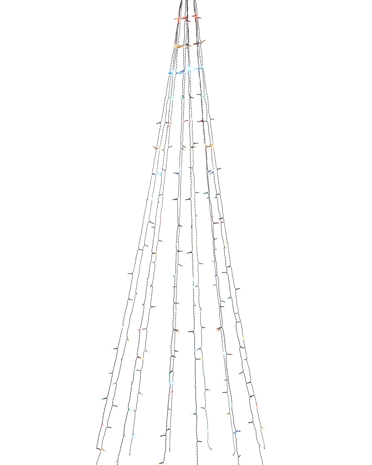 Multi-Coloured LED Christmas Tree Light String, 2.5 M