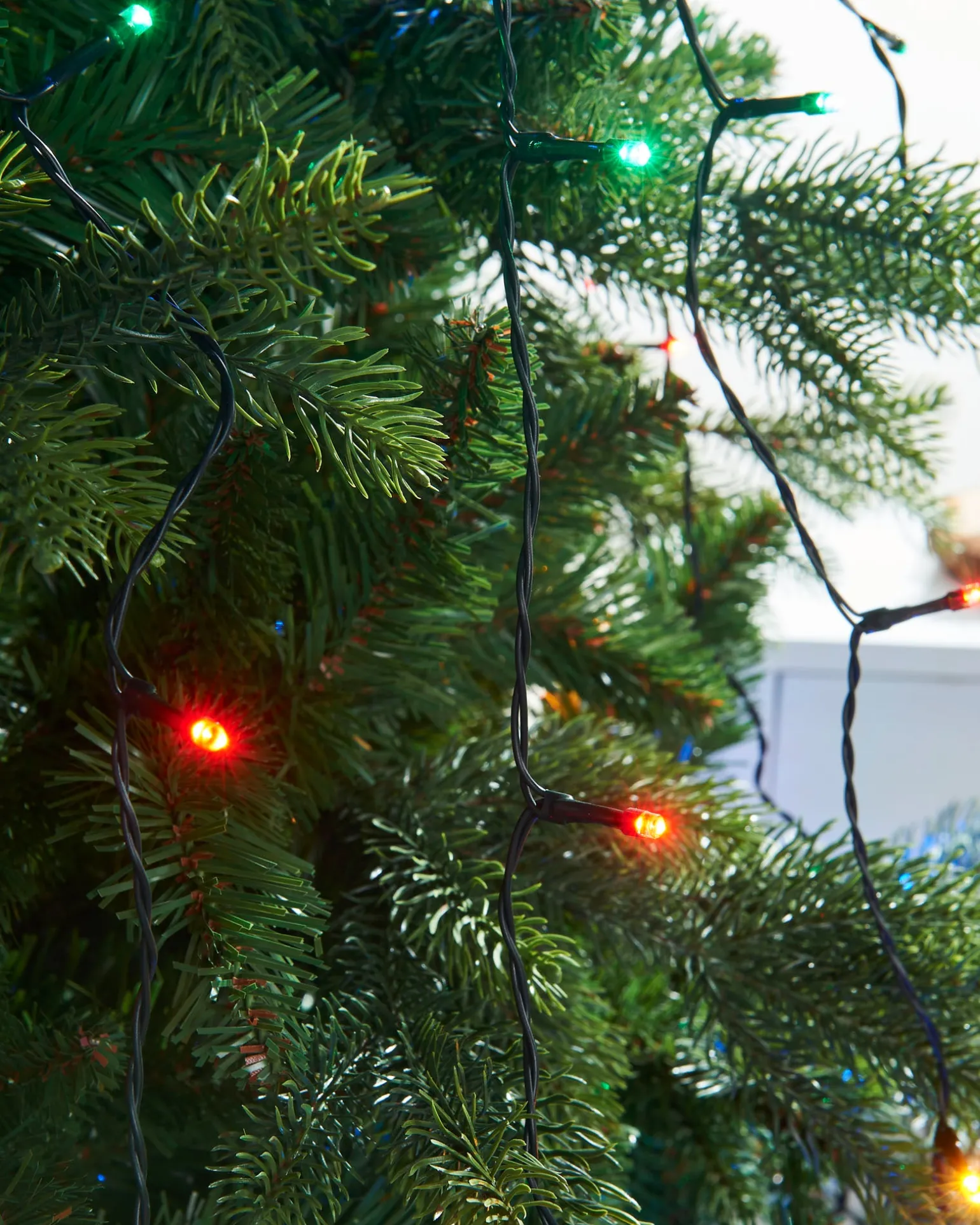 Multi-Coloured LED Christmas Tree Light String, 2.5 M