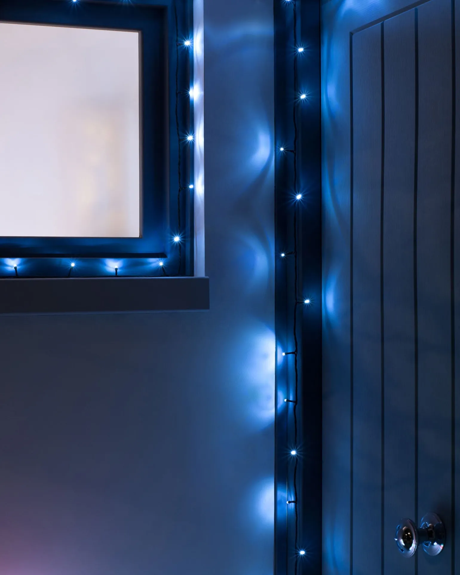 Multi-Function 50 LED Connectable Light String, Bright White