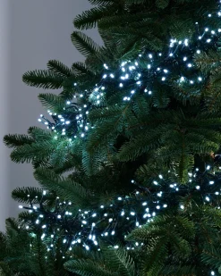 Multi-Function 300 LED Connectable Cluster Light String, Bright White
