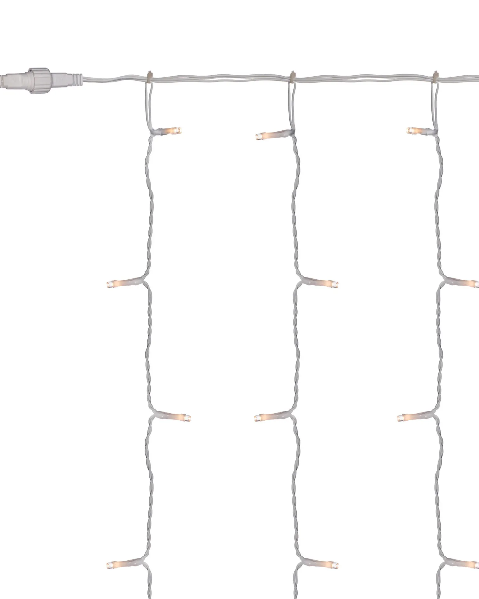 Multi-Function 300 LED Connectable Curtain Light String, Warm White