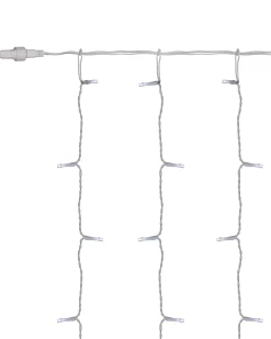 Multi-Function 300 LED Connectable Curtain Light String, Bright White