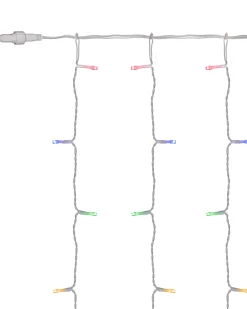Multi-Function 300 LED Connectable Curtain Light String, Multi-Coloured