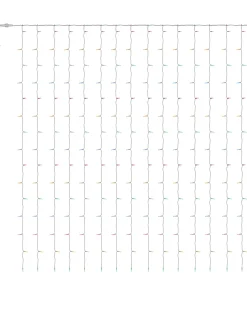 Multi-Function 300 LED Connectable Curtain Light String, Multi-Coloured