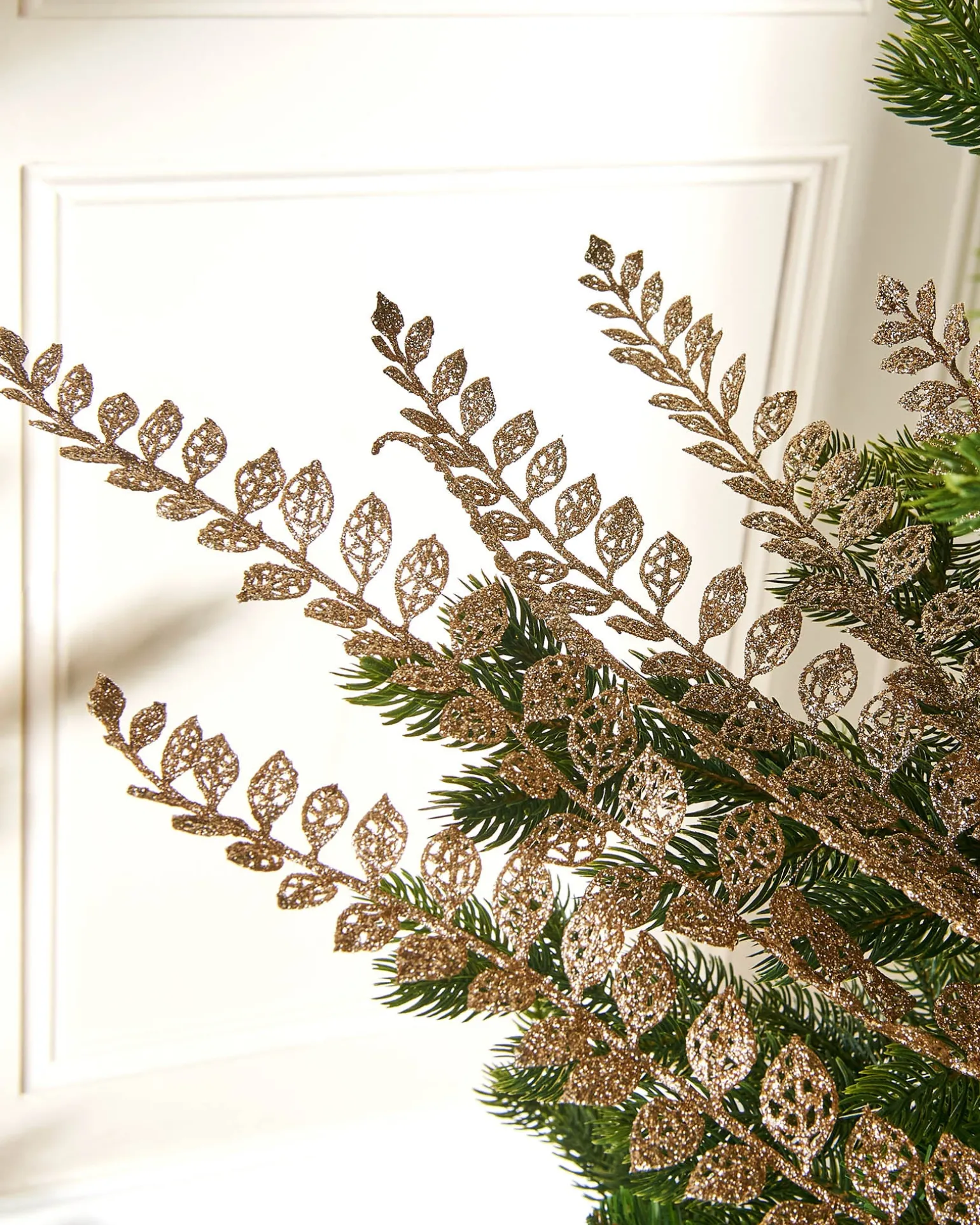 Natural Leaf Christmas Tree Spray, 84 Cm