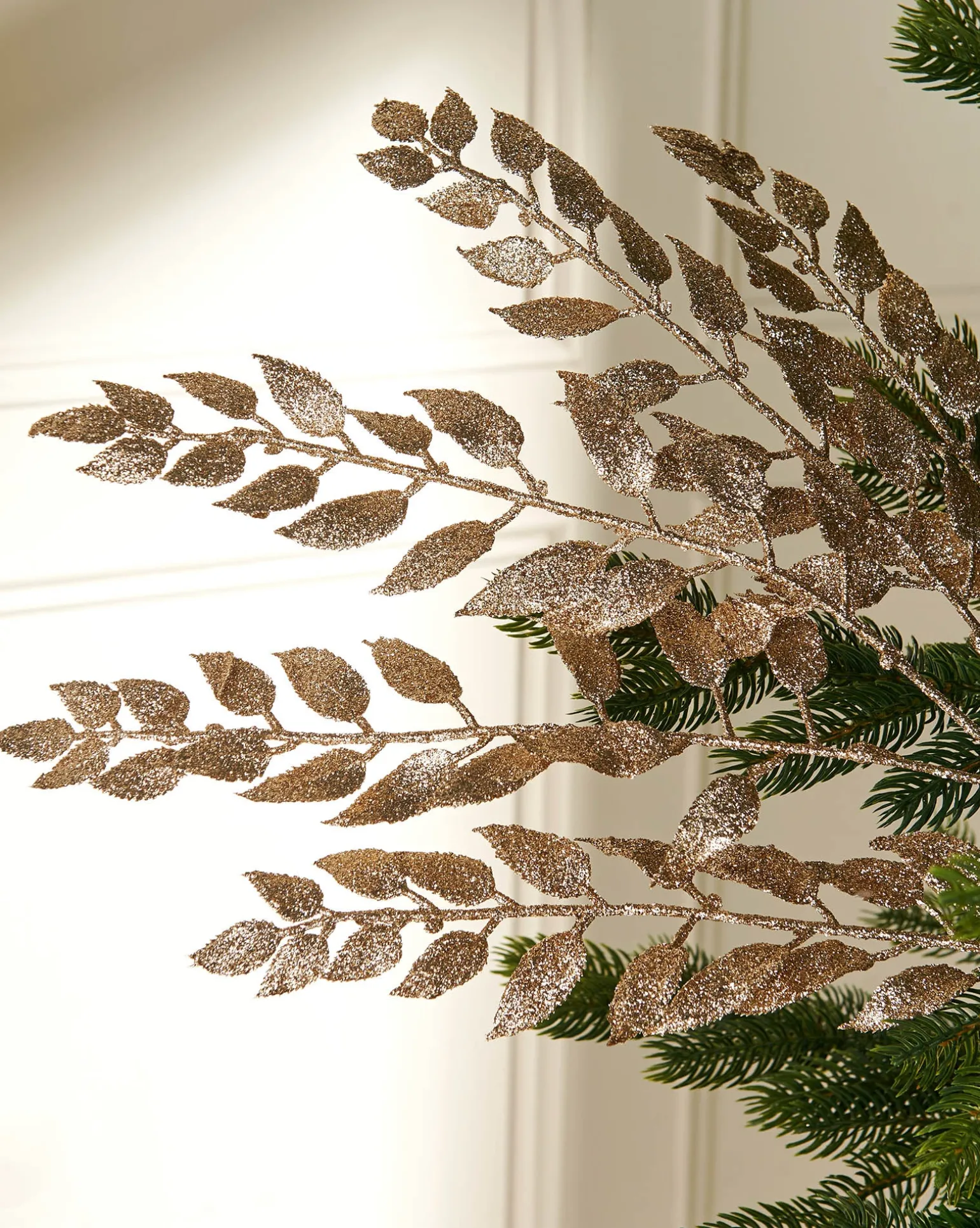 Natural Leaf Christmas Tree Spray, 73 Cm