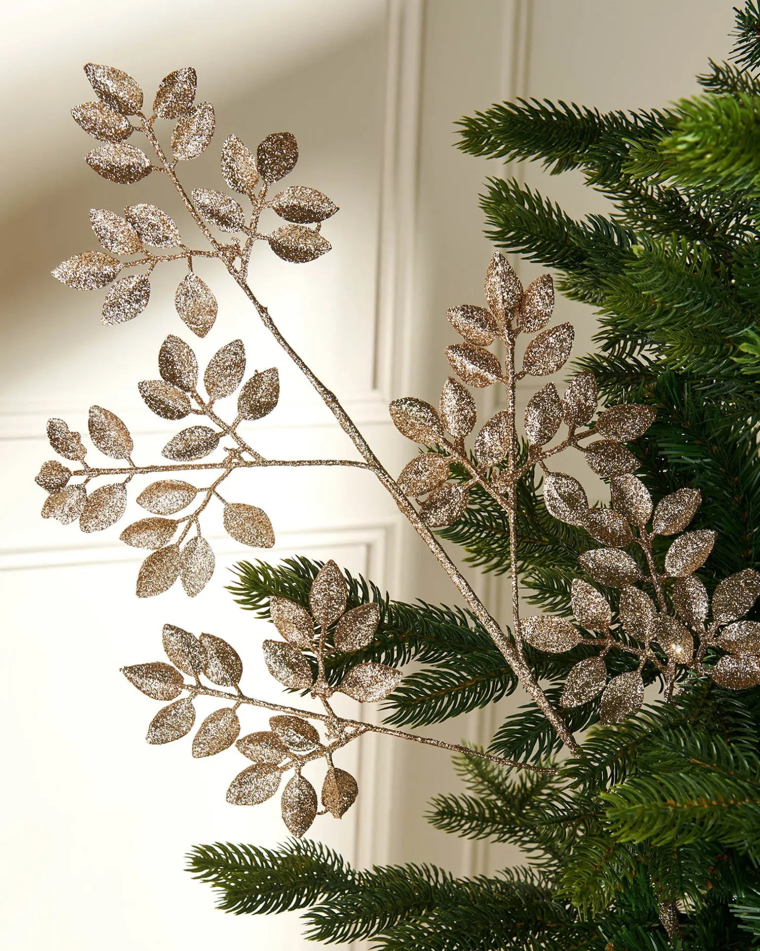 Natural Leaf Christmas Tree Spray, 80 Cm