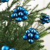 Navy Blue Glass Berry Cluster Baubles, 10 Pack