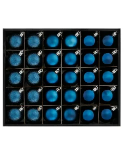 Navy Blue Shatterproof Bauble, 50 Pack