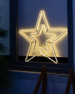 Neon Star Rope Light Silhouette, 54 Cm