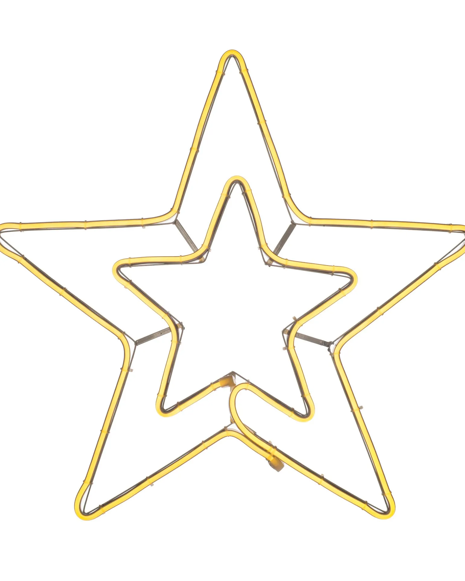 Neon Star Rope Light Silhouette, 54 Cm
