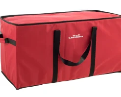 Ornament And Decorations Storage Box, Red, 38 Cm