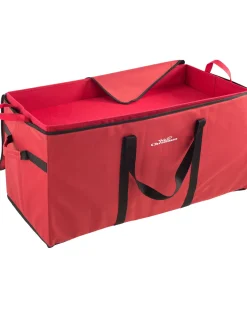 Ornament And Decorations Storage Box, Red, 38 Cm