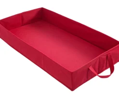 Ornament And Decorations Storage Box, Red, 38 Cm