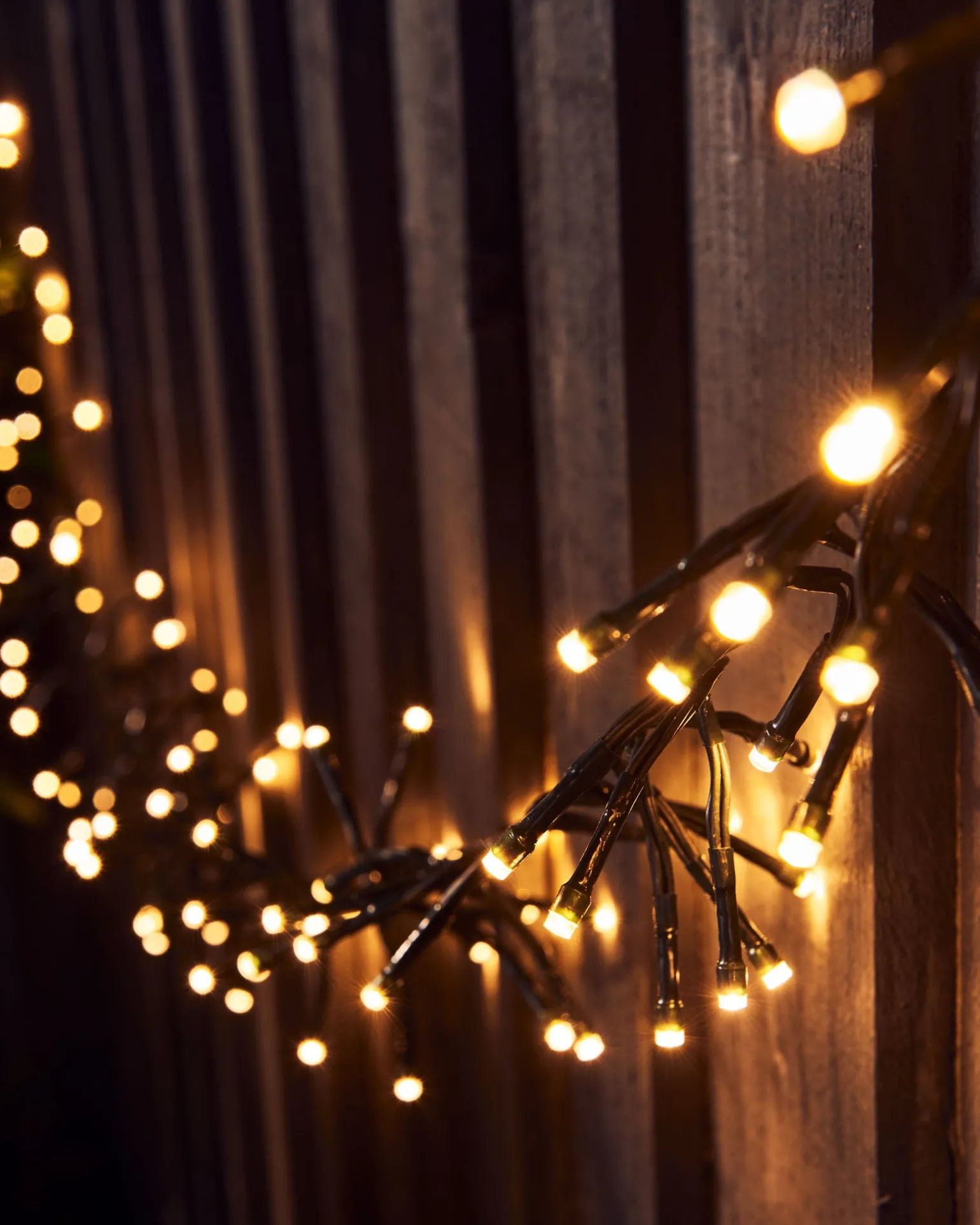 Outdoor Cluster Multi-Function 500 LED Light String, Warm White