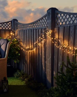 Outdoor Cluster Multi-Function 500 LED Light String, Warm White