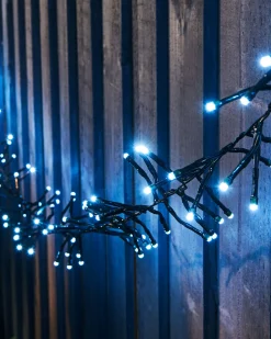 Outdoor Cluster Multi-Function 500 LED Light String, Ice White
