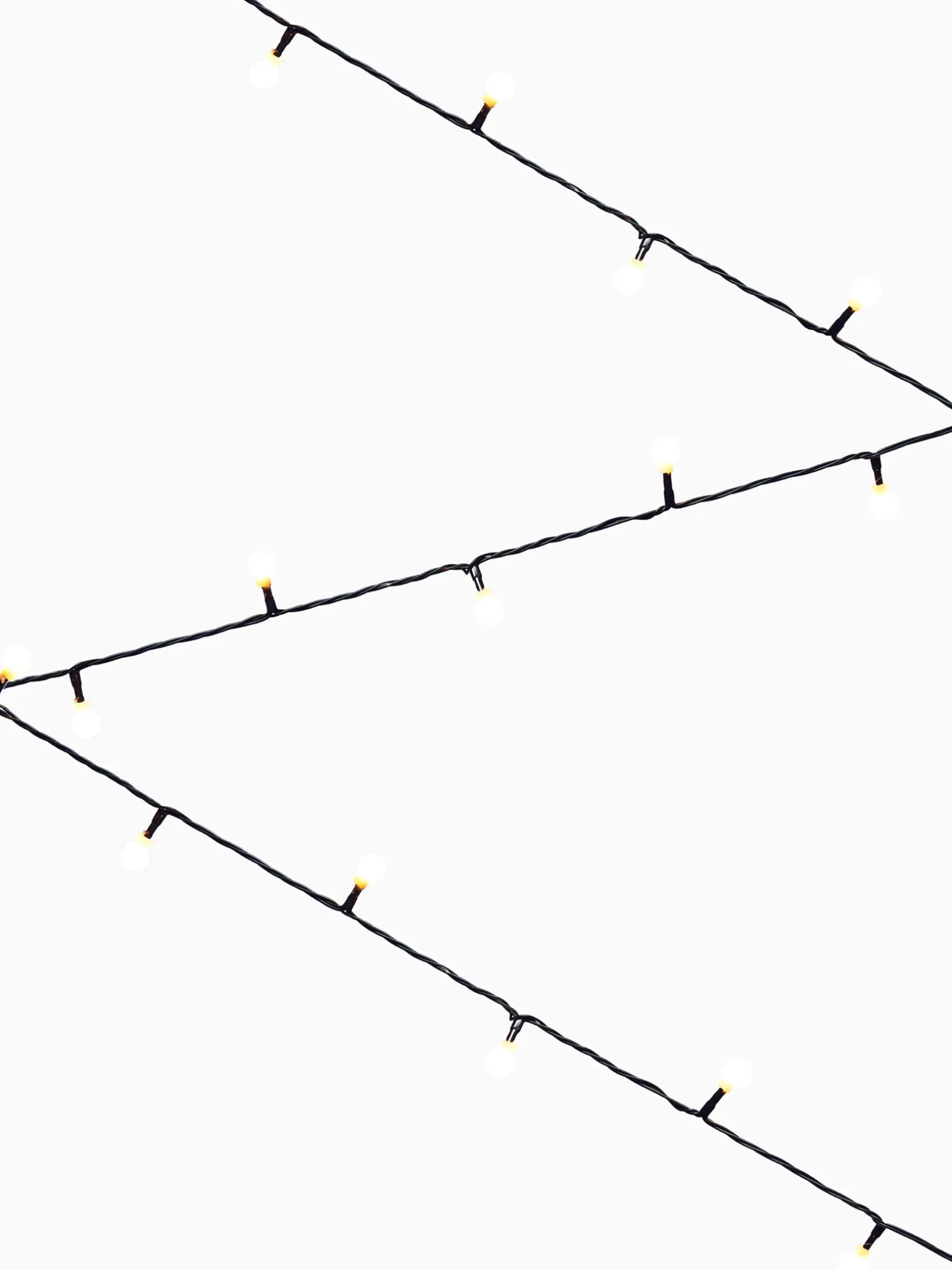 Outdoor Multi-Function 100 Berry LED Light String, Warm White