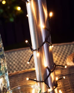 Outdoor Multi-Function 360 LED Light String, Warm White