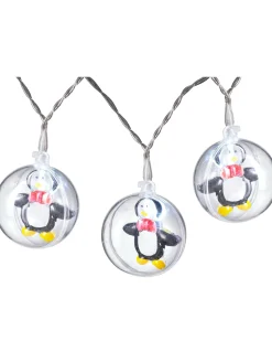 Penguin Bauble LED Light String, 1.8 M