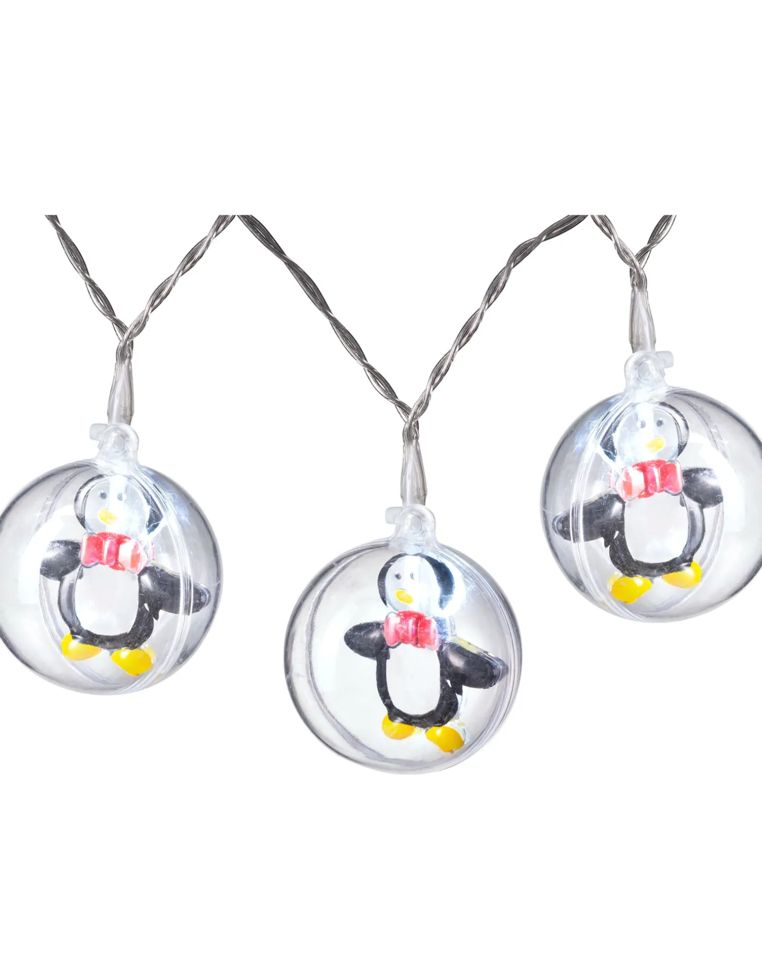 Penguin Bauble LED Light String, 1.8 M
