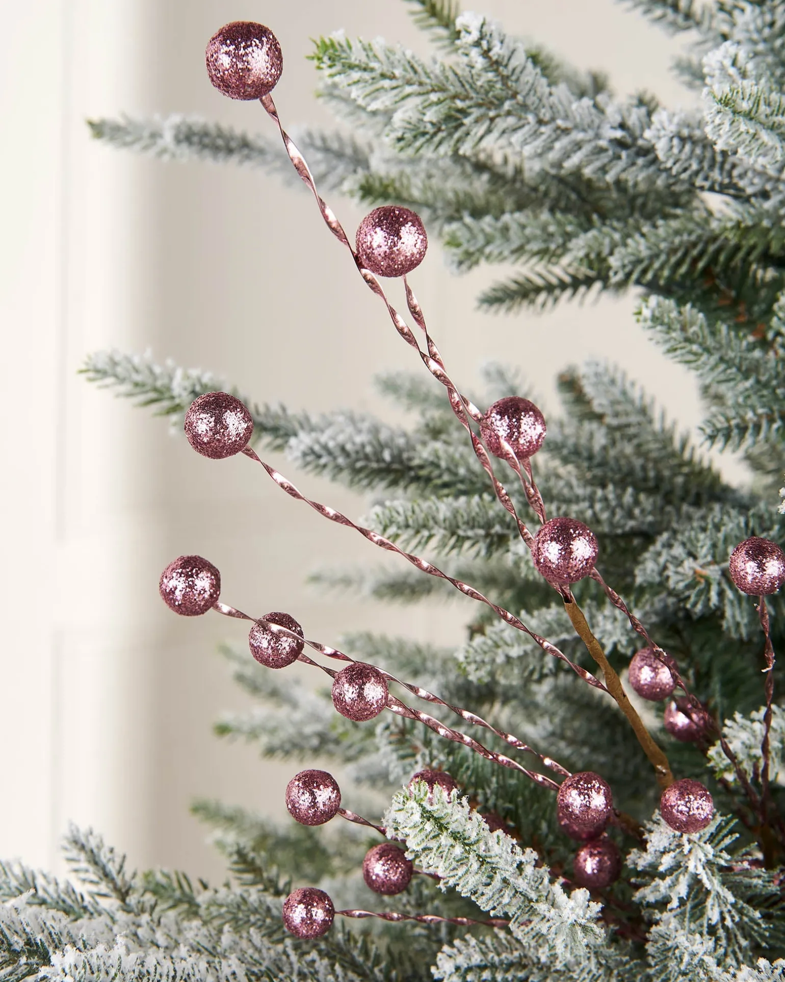 Pink Berry Christmas Tree Spray, 78 Cm