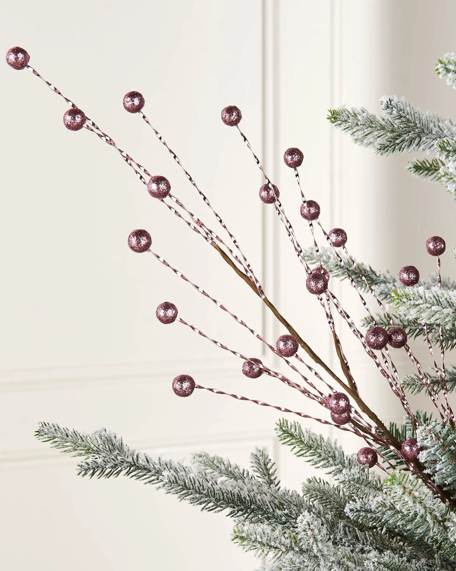 Pink Berry Christmas Tree Spray, 78 Cm