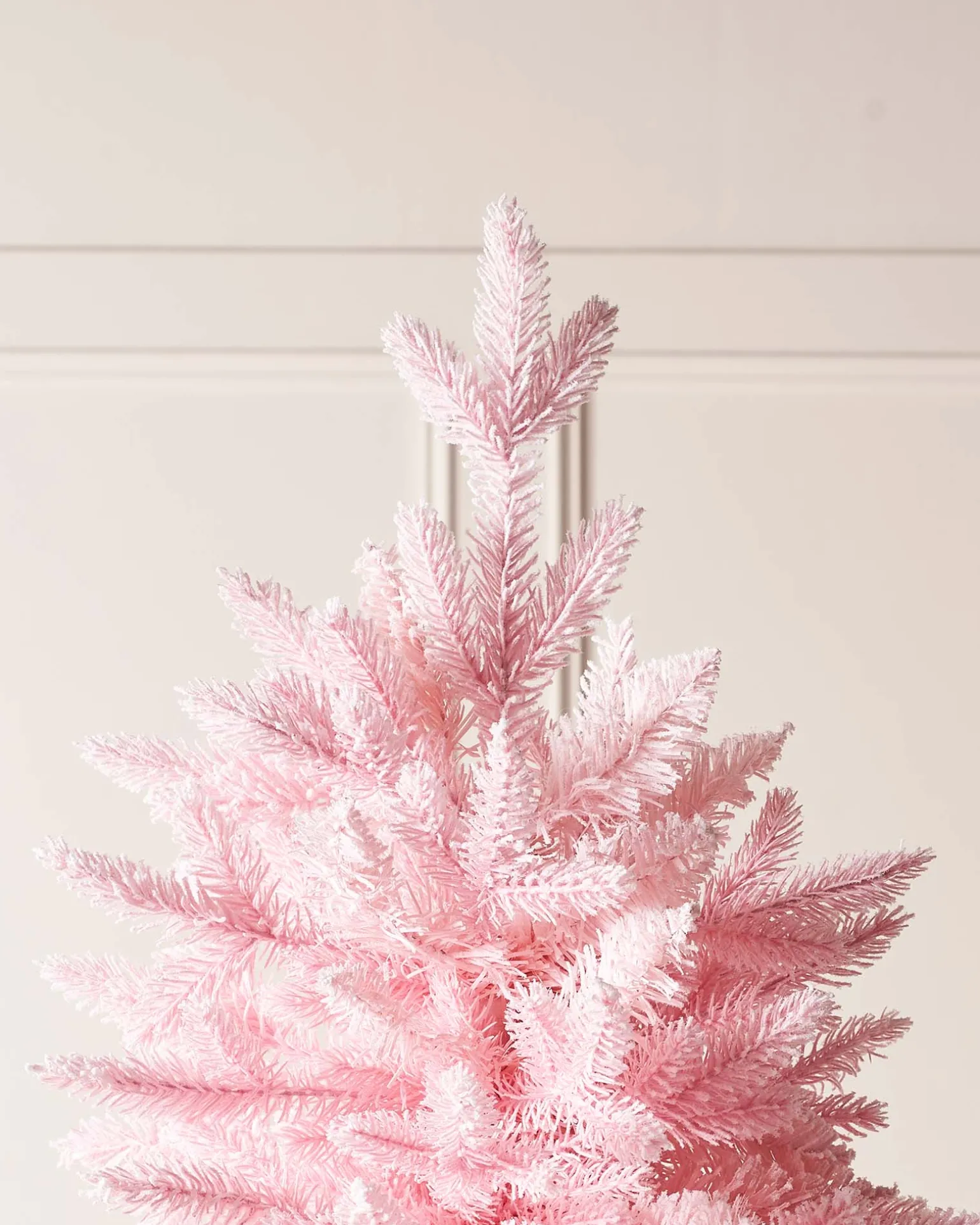 Pink Sugar Snow Flocked Christmas Tree, 6 Ft