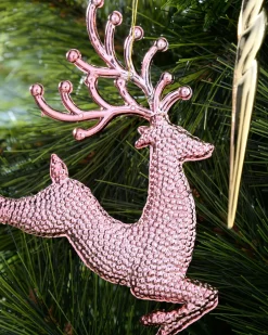 Pink/Champagne Shatterproof Baubles Set, 50 Pack