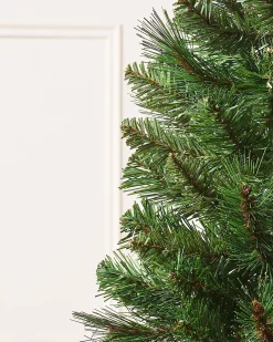 Potted Victorian Pine Christmas Tree, 3 Ft