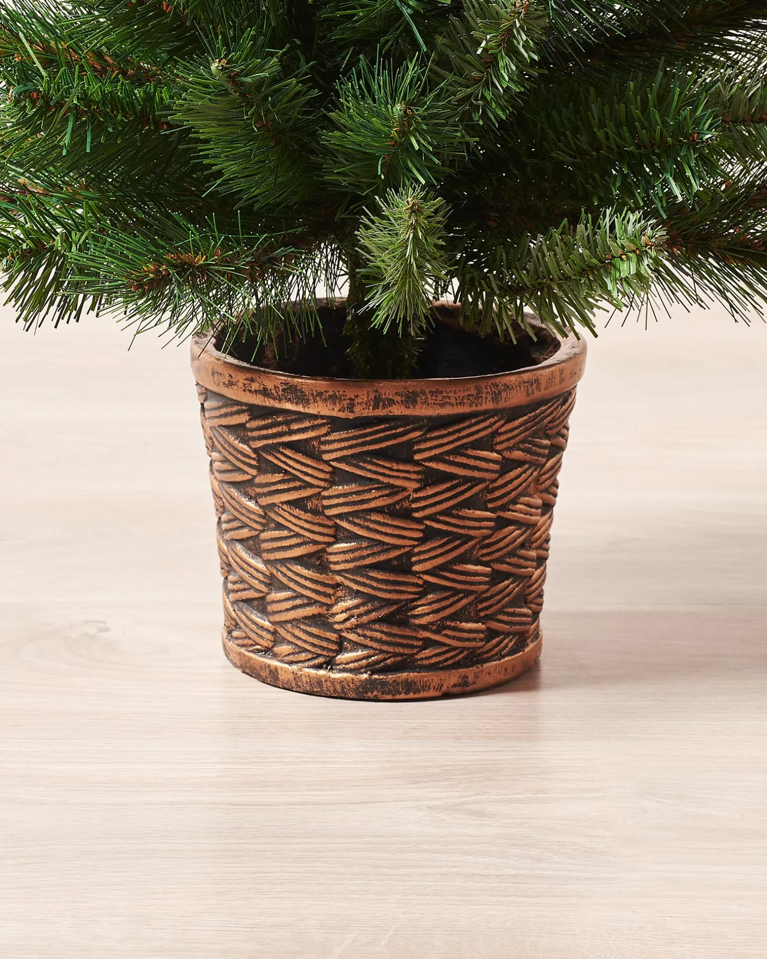 Potted Victorian Pine Christmas Tree, 3 Ft