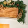 Pre-Decorated Garland, Cream/Gold, 6 Ft