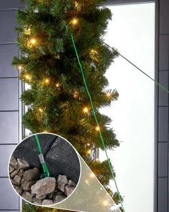 Pre-Lit Arch Doorway Garland, 8 Ft
